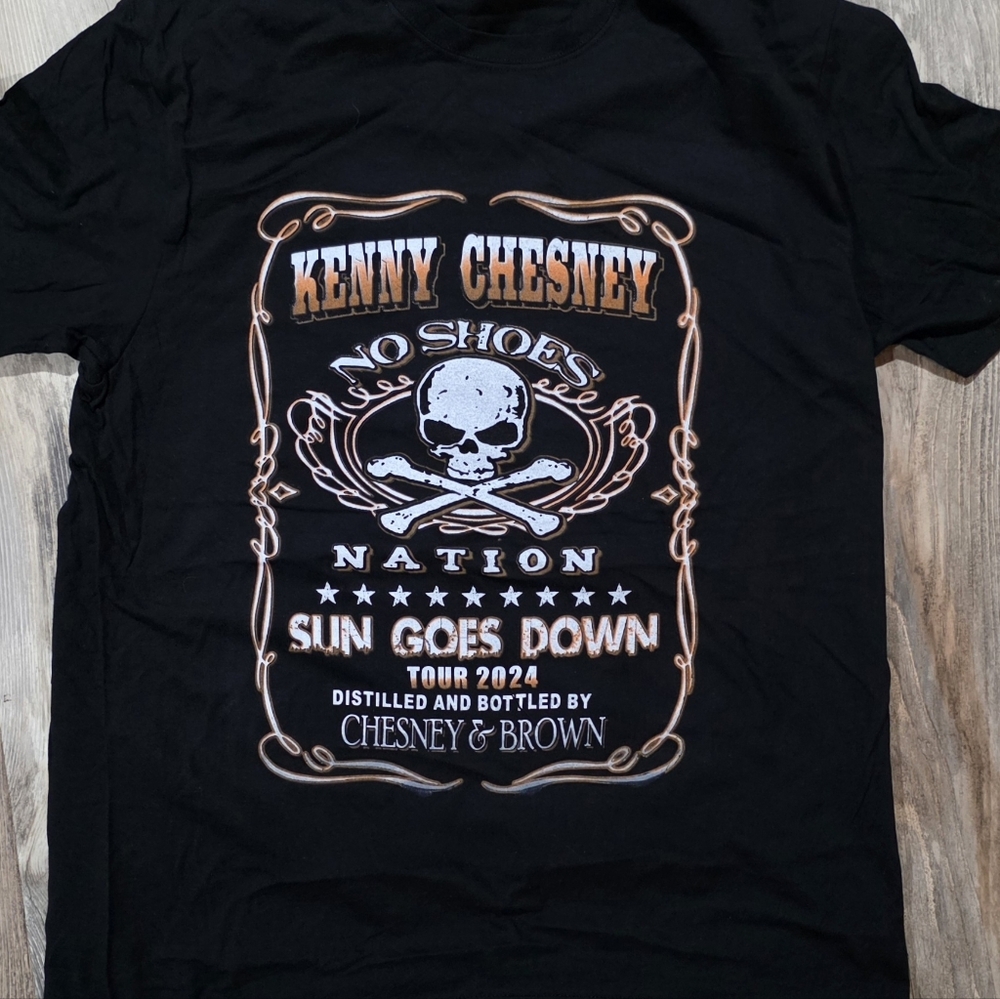Kenny Chesney 2024 Sun Goes Down Black Tour Shirt